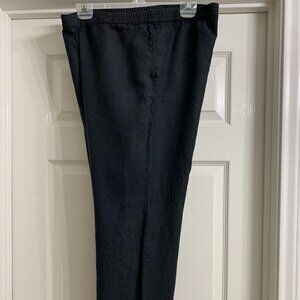 J. Jill Petite Women's Black Linen Pants, Size Petite Medium